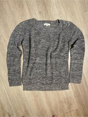 💜3/$25💜 Loft Marled Black Sweater Size XL
